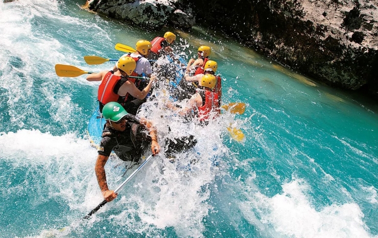 Rafting and other activities on the Soča River